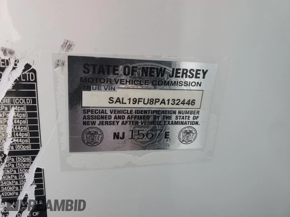2023 Land Rover Range Rover with VIN NJ1567E, listed as a Copart auction lot 56299664 with 5,538 mi miles and Salvage Title. Bid and sale history available at DreamBid. Image 12.