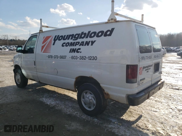 2007 Ford Econoline Cargo Commercial with VIN 1FTNE24W07DA41331, listed as a Copart auction lot 42736005 with 258,069 mi miles and Clean title. Bid and sale history available at DreamBid. Image 2.