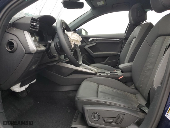 2024 Audi A3 Premium with VIN WAUAUDGY0RA077810, listed as a Copart auction lot 53355345 with 5,737 mi miles and Salvage Title. Bid and sale history available at carsss.com. Image 7.