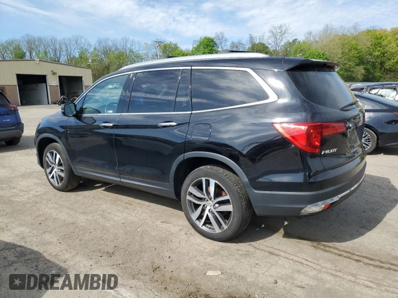 2017 Honda Pilot Elite with VIN 5FNYF6H09HB104654, listed as a Copart auction lot 55320795 with 187,306 mi miles and Clean Title. Bid and sale history available at DreamBid. Image 2.