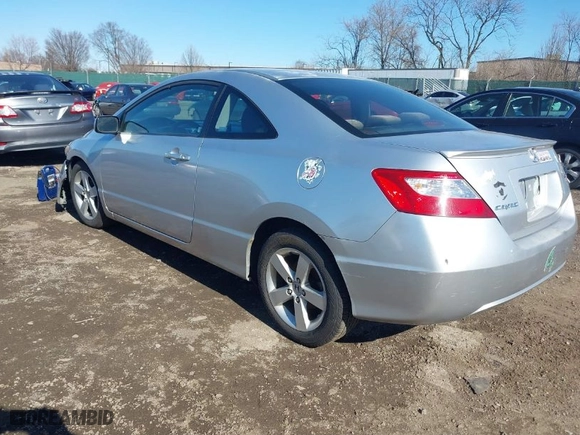 2008 Honda Civic Cpe EX with VIN 2HGFG12808H545624, listed as a IAAI auction lot 41542165 with 144,893 mi miles. Bid and sale history available at carsss.com. Image 3.