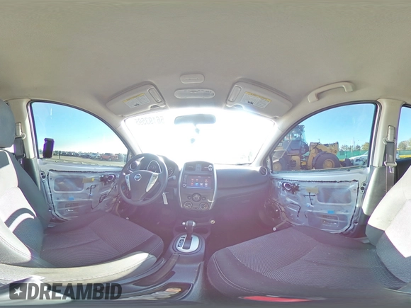 2019 Nissan Versa SV with VIN 3N1CN7AP0KL840887, listed as a Copart auction lot 56193595 with 85,801 mi miles and Salvage title. Bid and sale history available at DreamBid. Image 14.