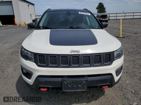 2020 Jeep Compass Trailhawk with VIN 3C4NJDDB5LT195235, listed as a Copart auction lot 62344635 with 65,378 mi miles and Salvage title. Bid and sale history available at DreamBid. Image 5.