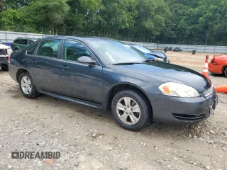 2014 Chevrolet Impala LS with VIN 2G1WA5E33E1127966, listed as a Copart auction lot 61458245 with 166,744 mi miles and Salvage title. Bid and sale history available at DreamBid. Image 4.