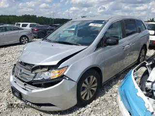 2014 Honda Odyssey EX z VIN 5FNRL5H45EB090340, wystawiony jako Copart lot #55159185 z przebiegiem 150 798 mil mil oraz Czysty tytuł • Clean title. Historia ofert i sprzedaży dostępna na DreamBid. Obrazek 1.