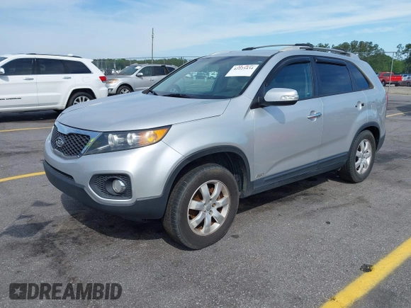2012 Kia Sorento LX with VIN 5XYKTDA66CG295646, listed as a IAAI auction lot 42225434 with 139,961 mi miles and . Bid and sale history available at DreamBid. Image 2.