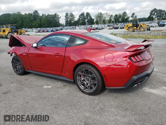 2024 Ford Mustang GT with VIN 1FA6P8CF6R5403961, listed as a Copart auction lot 64547695 with Not provided miles and Salvage title. Bid and sale history available at DreamBid. Image 2.
