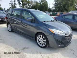 2012 Mazda 5 Grand Touring with VIN JM1CW2DLXC0128553, listed as a Copart auction lot 75610954 with 143,462 mi miles and Salvage Title. Bid and sale history available at DreamBid. Image 4.