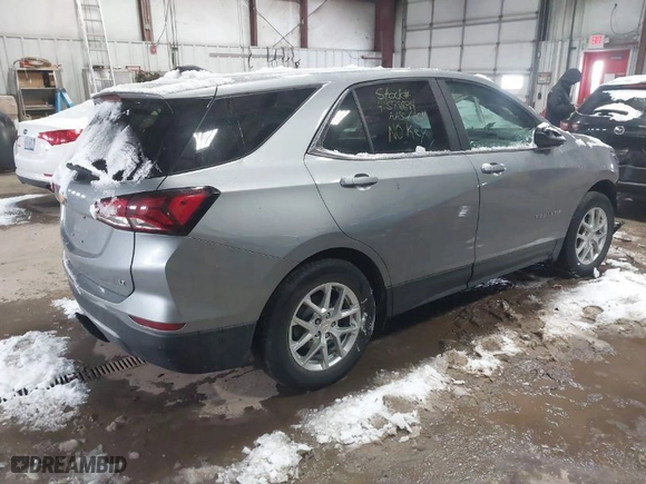 2023 Chevrolet Equinox LT with VIN 3GNAXKEG4PL236611, listed as a IAAI auction lot 41578894 with 48,765 mi miles. Bid and sale history available at carsss.com. Image 4.