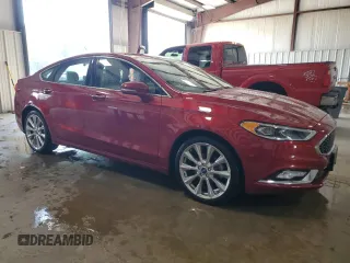 2017 Ford Fusion Titanium with VIN 3FA6P0D97HR186314, listed as a Copart auction lot 65326075 with 49,681 mi miles and Salvage title. Bid and sale history available at DreamBid. Image 4.
