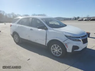 2022 Chevrolet Equinox LS with VIN 3GNAXSEV2NS234177, listed as a Copart auction lot 88888395 with 52,357 mi miles and Clean Title. Bid and sale history available at carsss.com. Image 4.