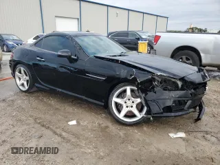 2013 Mercedes-Benz SLK 250 with VIN WDDPK4HA9DF061496, listed as a Copart auction lot 78623714 with Not provided miles and Salvage title. Bid and sale history available at DreamBid. Image 4.