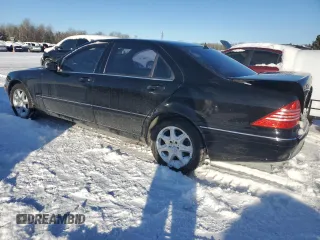 2003 Mercedes-Benz S-Class 4.3L with VIN WDBNG83J13A342008, listed as a Copart auction lot 86048674 with 222,223 mi miles and Salvage Title. Bid and sale history available at carsss.com. Image 2.
