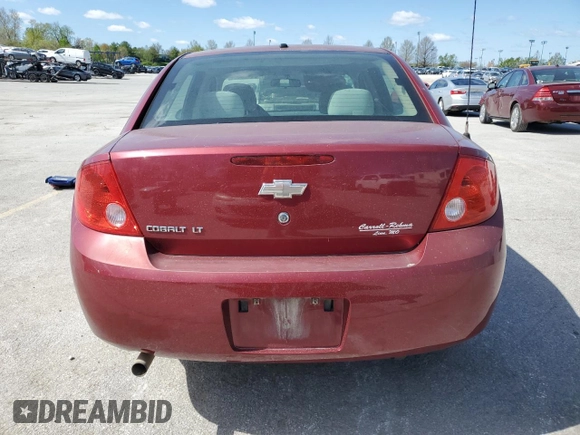 2008 Chevrolet Cobalt LT with VIN 1G1AL58FX87140490, listed as a Copart auction lot 53113885 with 91,486 mi miles and Salvage Title. Bid and sale history available at DreamBid. Image 6.