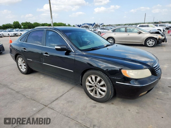 2008 Hyundai Azera Limited with VIN KMHFC46FX8A302689, listed as a Copart auction lot 61566085 with 162,715 mi miles and Clean title. Bid and sale history available at DreamBid. Image 4.