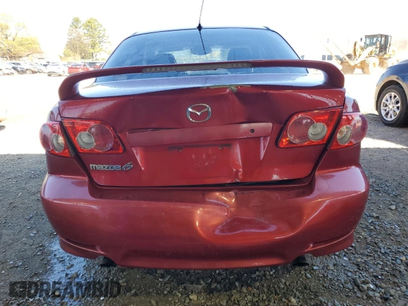 2004 Mazda Mazda6 s with VIN 1YVFP80D545N85345, listed as a Copart auction lot 50378455 with 244,193 mi miles and Salvage Title. Bid and sale history available at carsss.com. Image 6.