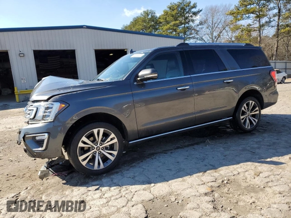 2020 Ford Expedition Max Limited with VIN 1FMJK1KT4LEA14420, listed as a Copart auction lot 46033305 with 89,410 mi miles and Salvage title. Bid and sale history available at DreamBid. Image 1.