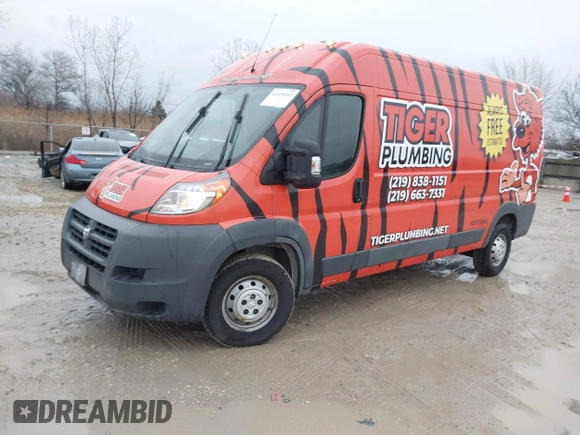 2017 Ram ProMaster Cargo with VIN 3C6TRVDG1HE509385, listed as a IAAI auction lot 41479512 with 134,770 mi miles and . Bid and sale history available at carsss.com. Image 19.