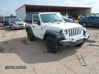 2018 Jeep Wrangler Sport with VIN 1C4GJXAN1JW293503, listed as a IAAI auction lot 42121668 with 40,545 mi miles and . Bid and sale history available at DreamBid. Image 1.