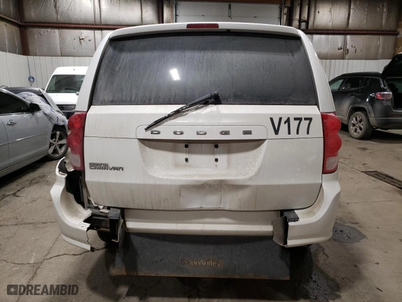 2015 Dodge Grand Caravan American Value Pkg with VIN 2C4RDGBG5FR613020, listed as a Copart auction lot 47067105 with 120,940 mi miles and Salvage Title. Bid and sale history available at carsss.com. Image 6.