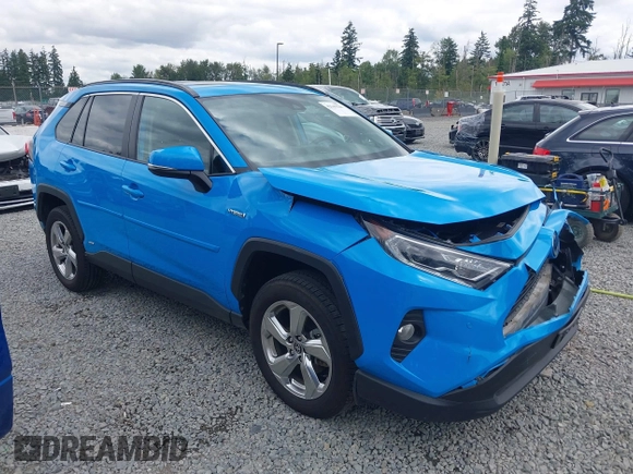 2021 Toyota RAV4 Hybrid LE with VIN 4T3B6RFV6MU048392, listed as a IAAI auction lot 42549120 with 61,661 mi miles and . Bid and sale history available at DreamBid. Image 1.