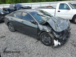 2024 Hyundai Elantra SEL with VIN KMHLM4DG3RU733337, listed as a Copart auction lot 51287045 with 26,590 mi miles and Non Repairable. Bid and sale history available at carsss.com. Image 4.