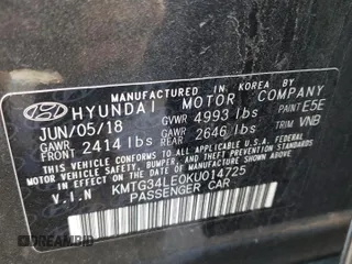 2019 Genesis G70 3.3T Advanced with VIN KMTG34LE0KU014725, listed as a Copart auction lot 78413784 with Not Provided miles and Non Repairable. Bid and sale history available at carsss.com. Image 12.