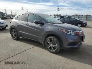 2022 Honda HR-V EX with VIN 3CZRU6H55NM730502, listed as a Copart auction lot 47095415 with 39,791 mi miles and Salvage Title. Bid and sale history available at carsss.com. Image 4.