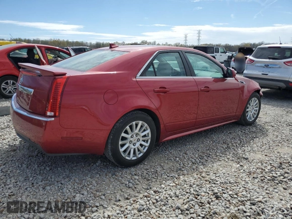2012 Cadillac CTS with VIN 1G6DA5E56C0136902, listed as a Copart auction lot 49765005 with 52,599 mi miles and Salvage Title. Bid and sale history available at DreamBid. Image 3.