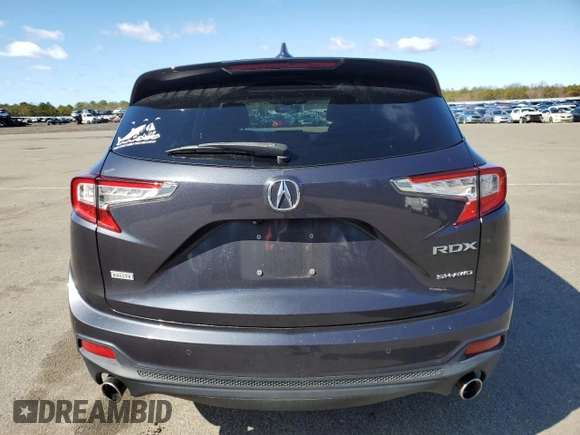 2020 Acura RDX Advance with VIN 5J8TC2H74LL036814, listed as a Copart auction lot 50170135 with 26,933 mi miles and Salvage title. Bid and sale history available at DreamBid. Image 6.