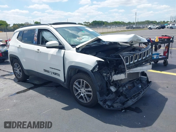 2019 Jeep Compass Latitude with VIN 3C4NJCBB3KT832196, listed as a IAAI auction lot 42210113 with 70,241 mi miles and . Bid and sale history available at DreamBid. Image 1.