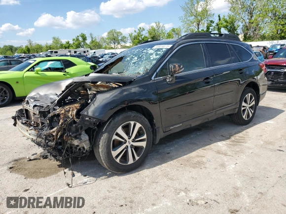 2018 Subaru Outback Limited with VIN 4S4BSANC2J3322260, listed as a Copart auction lot 55804675 with Not provided miles and Salvage title. Bid and sale history available at DreamBid. Image 1.