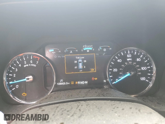 2019 Ford Expedition Max Limited с VIN 1FMJK2AT5KEA10835, выставлен на аукционе Copart как лот 58544805 с пробегом 108 805 миль миль и Списание • Salvage title. История ставок и продаж доступна на DreamBid. Изображение 9.