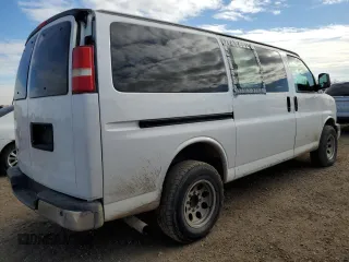 2013 Chevrolet Express Passenger 1LT z VIN 1GAZGYFG4D1140342, wystawiony jako Copart lot #75170404 z przebiegiem 201 580 mil mil oraz Czysty tytuł • Clean title. Historia ofert i sprzedaży dostępna na DreamBid. Obrazek 3.
