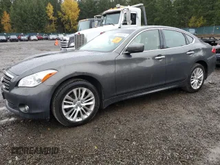 2012 Infiniti M37 with VIN JN1BY1AR6CM394379, listed as a Copart auction lot 78498024 with 91,672 mi miles and Salvage Title. Bid and sale history available at carsss.com. Image 1.