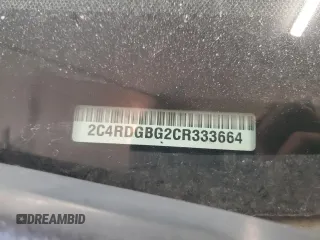 2012 Dodge Grand Caravan SE with VIN 2C4RDGBG2CR333664, listed as a Copart auction lot 46734485 with 211,138 mi miles and Salvage Title. Bid and sale history available at DreamBid. Image 13.