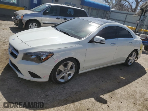 2016 Mercedes-Benz CLA 250 with VIN WDDSJ4GB0GN312892, listed as a Copart auction lot 50351715 with 120,842 mi miles and Salvage Title. Bid and sale history available at DreamBid. Image 1.