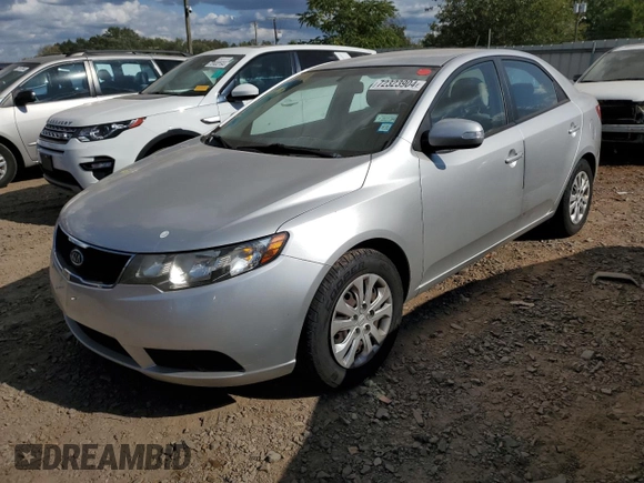 2010 Kia Forte EX with VIN KNAFU4A20A5844322, listed as a Copart auction lot 72323904 with 114,613 mi miles and Salvage Title. Bid and sale history available at carsss.com. Image 1.