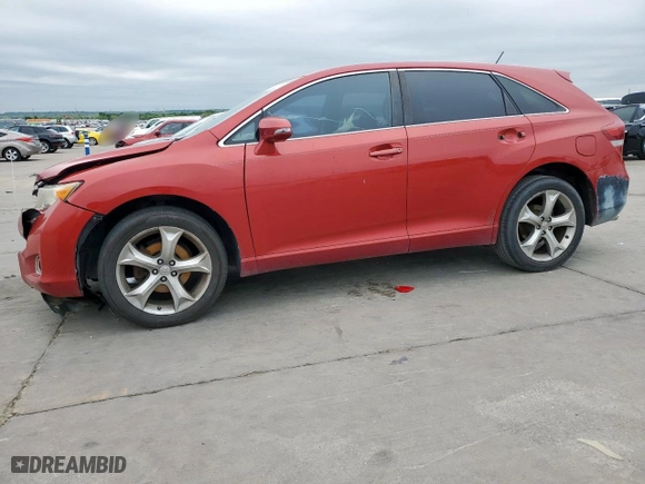 2013 Toyota Venza LE with VIN 4T3ZK3BB7DU055659, listed as a Copart auction lot 51623715 with 0 mi miles and Salvage Title. Bid and sale history available at carsss.com. Image 1.