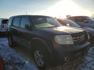 2012 Honda Pilot EX-L with VIN 5FNYF3H58CB039718, listed as a Copart auction lot 55084644 with 386,295 mi miles and Salvage Title. Bid and sale history available at carsss.com. Image 4.
