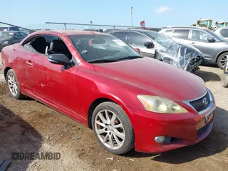 2010 Lexus IS 250 C z VIN JTHFF2C29A2512412, wystawiony jako IAAI lot #42526554 z przebiegiem 228 082 mil mil oraz . Historia ofert i sprzedaży dostępna na DreamBid. Obrazek 1.