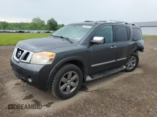 2012 Nissan Armada Platinum z VIN 5N1AA0NC9CN609112, wystawiony jako Copart lot #57202215 z przebiegiem 176 037 mil mil oraz Szkody całkowita. Historia ofert i sprzedaży dostępna na DreamBid. Obrazek 1.