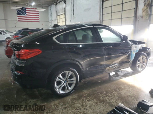 2017 BMW X4 xDrive28i with VIN 5UXXW3C3XH0T79880, listed as a Copart auction lot 45501345 with 81,299 mi miles and Salvage title. Bid and sale history available at DreamBid. Image 3.