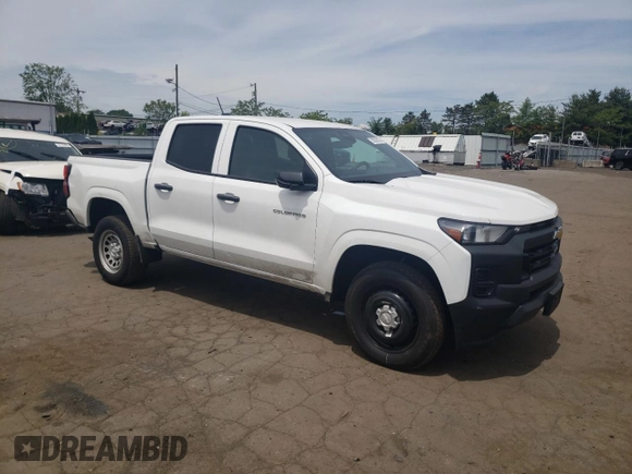 2024 Chevrolet Colorado 2WD Work Truck with VIN 1GCGSBEC9R1268446, listed as a Copart auction lot 56585935 with 7,999 mi miles and Salvage title. Bid and sale history available at DreamBid. Image 4.