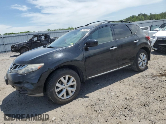 2011 Nissan Murano SL z VIN JN8AZ1MW4BW157176, wystawiony jako Copart lot #57786895 z przebiegiem 122 663 mil mil oraz Czysty tytuł • Clean title. Historia ofert i sprzedaży dostępna na DreamBid. Obrazek 1.