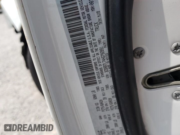 2017 Ram 1500 Big Horn с VIN 3C6RR7LT4HG792891, выставлен на аукционе Copart как лот 59568585 с пробегом 110 153 миль миль и Списание • Salvage title. История ставок и продаж доступна на DreamBid. Изображение 13.