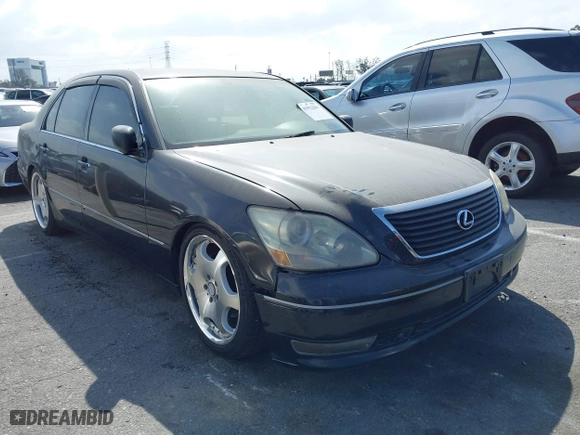 2004 Lexus LS 430 with VIN JTHBN36F240155063, listed as a IAAI auction lot 41912161 with 282,828 mi miles. Bid and sale history available at carsss.com. Image 1.