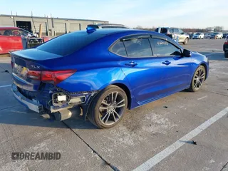 2019 Acura TLX w/A-Spec Pkg with VIN 19UUB1F6XKA000681, listed as a IAAI auction lot 41224143 with 58,960 mi miles. Bid and sale history available at carsss.com. Image 4.