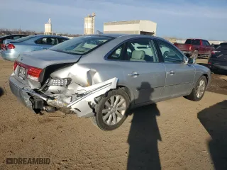 2009 Hyundai Azera GLS with VIN KMHFC46D99A358459, listed as a Copart auction lot 73316404 with 212,320 mi miles and Salvage Title. Bid and sale history available at carsss.com. Image 3.