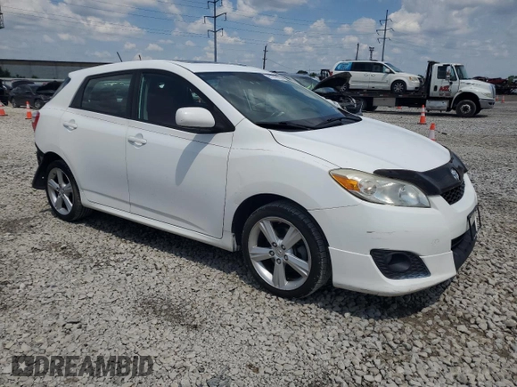 2009 Toyota Matrix S with VIN 2T1LE40E19C009598, listed as a Copart auction lot 61747635 with 162,485 mi miles and Clean title. Bid and sale history available at DreamBid. Image 4.